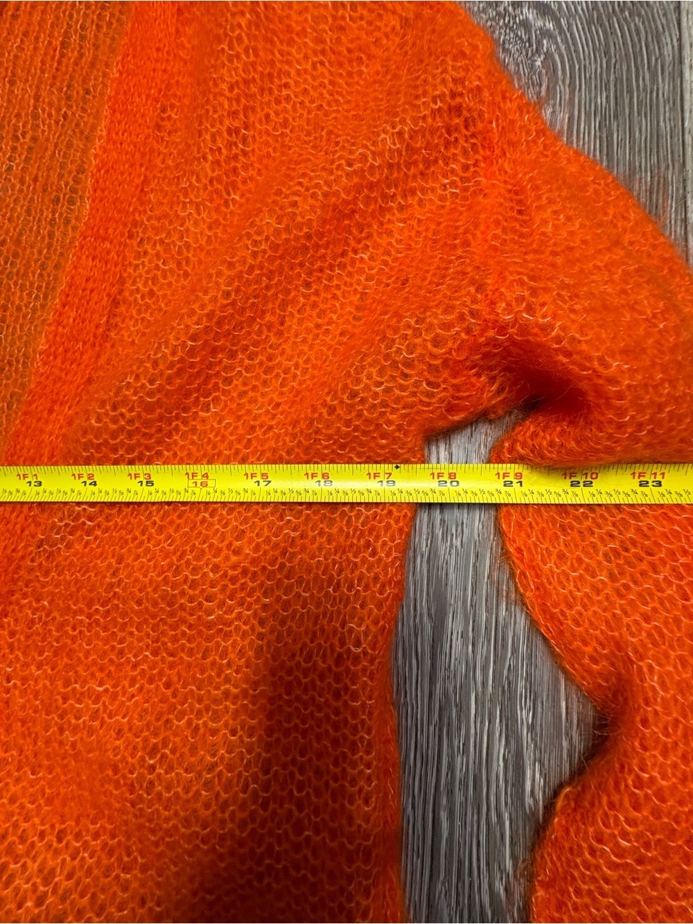 Free people Cozy Open-Front Orange Women's Cardigan Sweater - Picture 9 of 11
